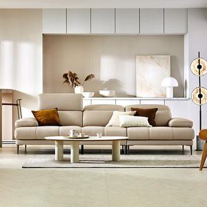 [자코모][단독판매] 카밍 4인 기능성 슈렁큰 천연면피 소가죽 소파