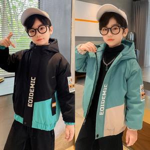 [삐삐네옷가게]남아 주니어 자켓이오엠 겨울 후드 점퍼 초등학생 아우터