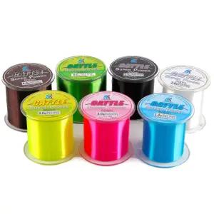 세미플로팅 원줄 낚시줄 바다 민물 원투 낚시 전천후 일본원사 500M