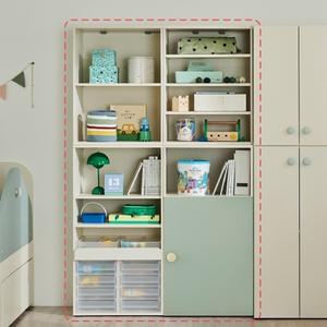 한샘 샘키즈 높은 교구장세트 낮은 도어형 1200