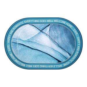 나스카피 규조토 발매트 주방 화장실 싱크대 매트, 사파이어