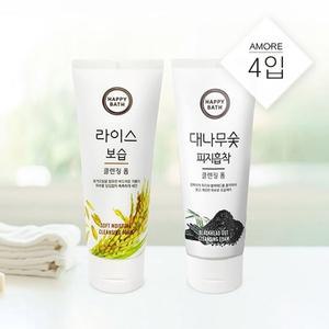 [해피바스] 마일드 클렌징폼 200g 4입 (옵션)