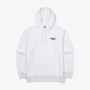 [휠라](광주신세계)[FILA] 로고 면혼방 후드티 (FS2POF3105X_WTM)