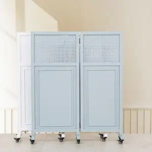 린도 이동형 2단 파티션 (1380) 가벽 바퀴 파티션 사무실 가림막 원목 이동식 접이식 인테리어