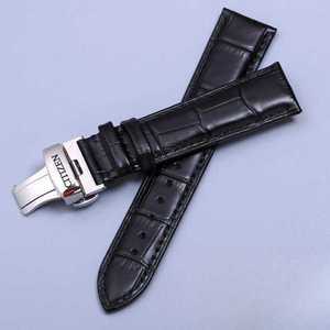 시티즌 시계줄 교체용 가죽 스트랩 버클 밴드 20/22mm