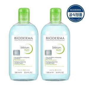 [바이오더마] 세비엄 H2O 500ml (유수분 밸런스 클렌징 워터)x2