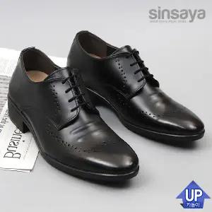 [신사야]신사야 키높이 펀칭라인 더비 남성구두 24S010