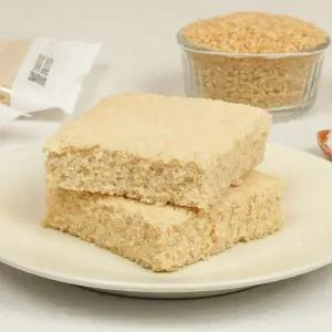 [마을기업싸리재]시루떡 [ 발아 현미 백설기 80g 10봉 ] 아침대용 영양 무설탕떡 개별포장