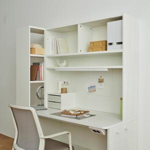 한샘 티오 파티션 일자책상 세트 6단 149x75cm (컬러 택1)