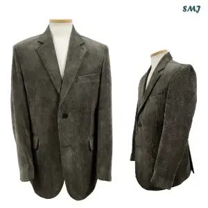 SMJ2054 코듀로이 정장 자켓 중년 남성 카키 골덴 콤비 일반핏 겨울