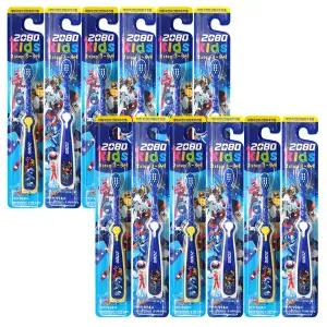 애경 2080 키즈 칫솔 12개 - 스텝2 3∼5세 남아/어린이 유아 아동