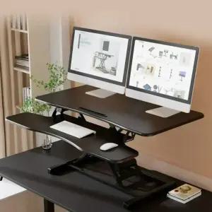 듀얼 모니터 받침대 높이조절 책상 전동 스탠딩데스크 105cm