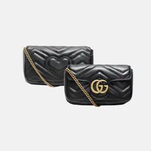 (구찌) 마몽 마틀라세 숄더 크로스백(476433)