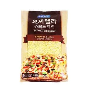 동서 리치골드 모짜렐라 슈레드 2.5kg /냉장