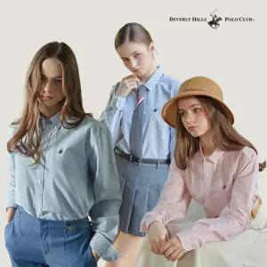 비버리힐즈폴로클럽 남녀공용 스트라이프 셔츠 3종