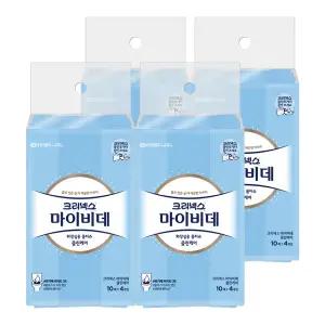 [크리넥스]크리넥스 마이비데 클린케어 10매 4입X4팩