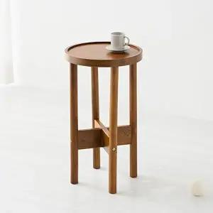 [마켓비]CILAND 원형테이블 D30 티크나무