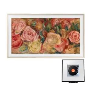 [삼성전자]삼성 더프레임 TV KQ50LSD03-SGMF 챔퍼 샌드골드 베젤 뮤직 프레임 포...