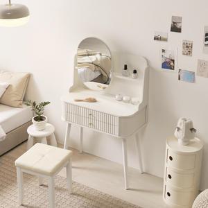원마인드 리즈 템바보드 콘솔 수납 800 화장대 화이트