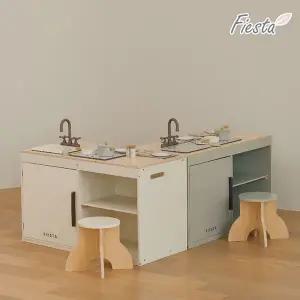 [보리보리/피에스타]피에스타 우드 주방놀이 아일랜드 2종