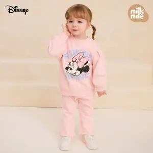 [밀크마일] [디즈니]베이비 미니마우스 스마일리상하복
