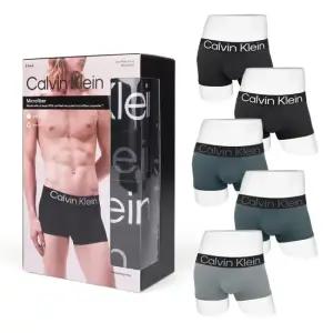 캘빈클라인 언더웨어 남성 드로즈 5장 세트 블랙 차콜 그레이 NP2716O