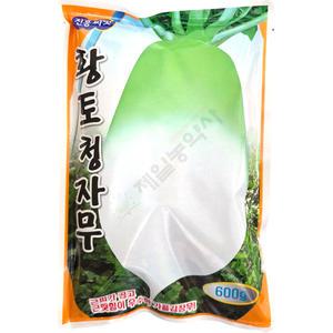 황토청자무 600g 진흥 25년 김장씨앗 무씨앗