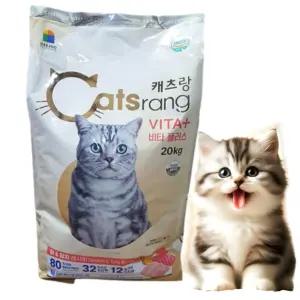 캐츠랑 점보 비타플러스 대용량 20kg 길냥이 고양이 사료 캣맘 (1srr)