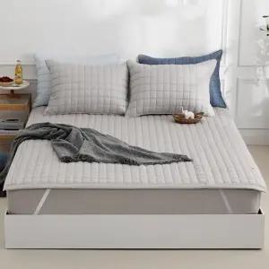 침대매트 순면100% 고정밴딩 매트리스패드 퀸 슈퍼싱글 누빔패드 침대패드