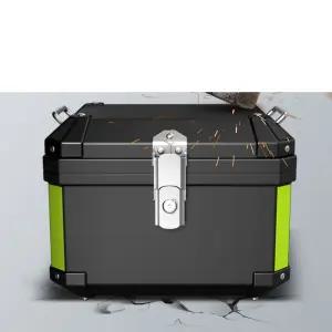 알루미늄 공구 박스 배달 대행 오토바이 가방 백스터 탑박스 -45L 블랙