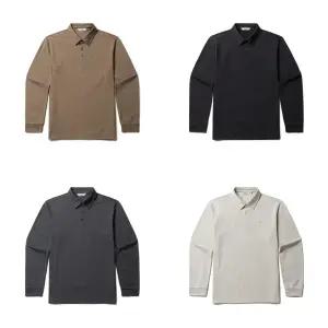 [롯데백화점]올젠 이중 조직 베이직 솔리드 카라 티셔츠 ZBF4TT1204