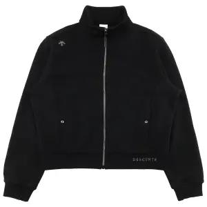 데상트 여성 코지핏 트레이닝 스탠드넥 집업 SQ322XFT82BLK