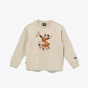 [뉴에라키즈](의정부점)[키즈] 포켓몬 컬러 레터 이브이 롱 슬리브 티셔츠 썸머 샌드