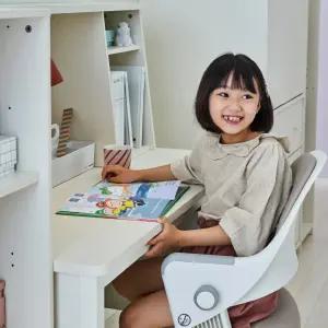 한샘 샘키즈 보나 일반책상 높은상부장형