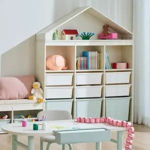 한샘 샘키즈 1단 수납책장 870 컬러믹스