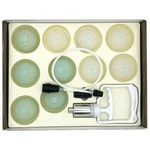 [종로의료기]신한의료기 국내생산 의료기기허가 원스틱 실리콘 부항 플러스 고급형 10개입 흡입기포함