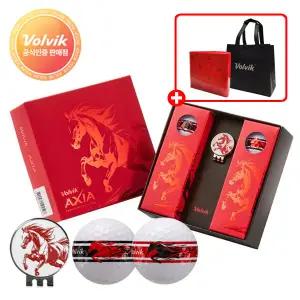 볼빅 2026년 적마 6구 골프공 볼마커 선물세트