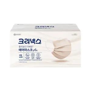 [크리넥스]크리넥스 종이보다 가벼운 에어마스크 대형 베이지 45P