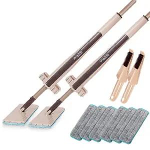 다판다 노터치 파워슬라이드 2세트 밀대청소기 물걸레