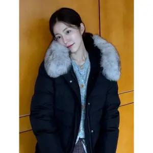 [올리브데올리브](신세계 사우스시티)슬림핏 벨티드 롱 덕다운 점퍼 OP5XM114