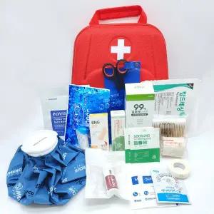 화상키트 18종+구급가방 열상 진정 캠핑용 구급키트 휴대용 가정용 차량용 야외