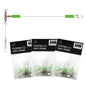 마리수 심해 갑오징어 채비 가지줄 쭈갑 가지채비 쭈꾸미 한치 낚시 80cm 12개