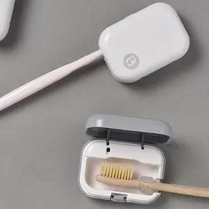 국산 UVC LED 무선 칫솔살균기 2개 충전식 마그네틱 휴대용 미니 파우치 거울 45g