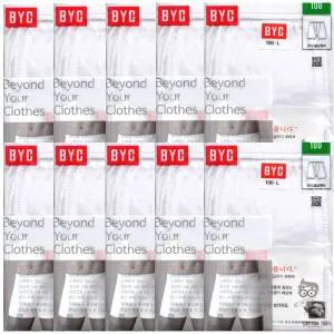 BYC유소변구 사각 즈로즈팬티10매 BYC2213