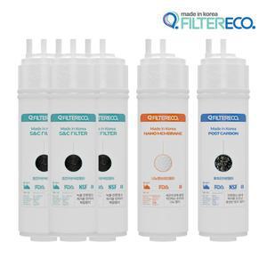 SK 매직 정수기 WPU-2200C 필터 호환 최고급형 25cm 1년 세트