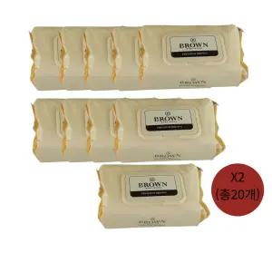 브라운 프리미엄 카키 캡형 70매,20개