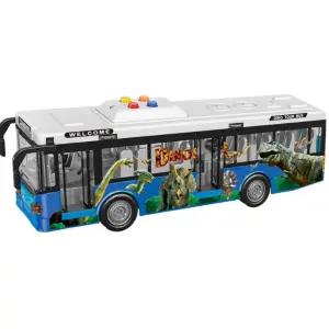 남아 문열리는 빅사이즈 공룡 버스장난감 대근육 사회성