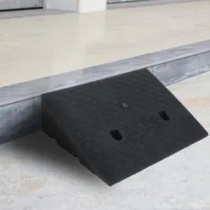 계단 문턱 휠체어 진입판(50x38x15cm) (블랙)/계단진/자동차진입판/마트출입구/차량진/계단경사판