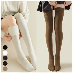 안감융털롱양말 기모 하이니삭스 (LIVING SENSE)