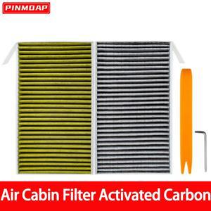 Tesla Model 3 Y 에어컨 필터에 적합한 활성탄 2PCS 자동차 캐빈